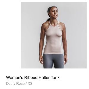 Nobull Ribbed Tank Size XS NWT. Dusty Rose